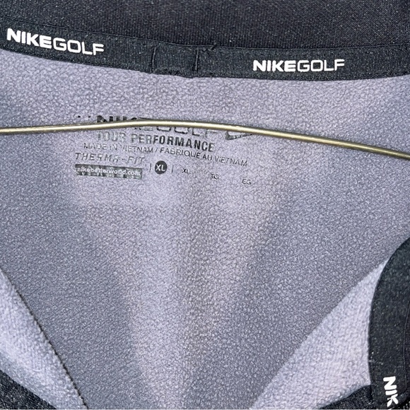 Mens Nike Golf Therma Fit 1/4 Quarter Zip Tour‎ Performance Red Pullover Size XL - Picture 5 of 9